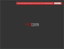 Tablet Screenshot of pro-media-musik.de